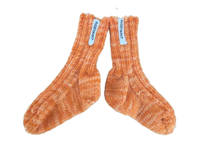 Bioluxe orange baby and children's socks