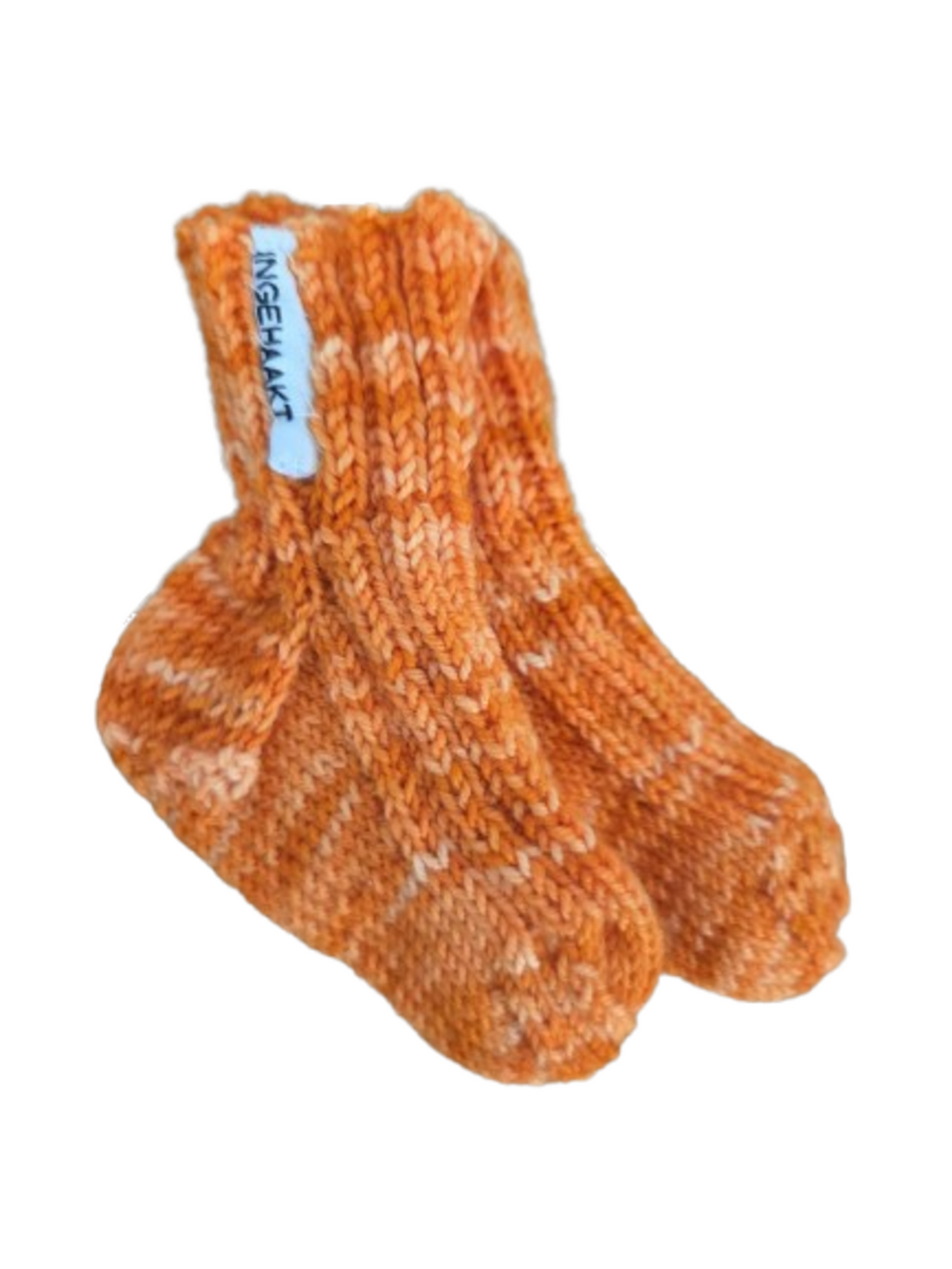 Bioluxe orange baby and children's socks